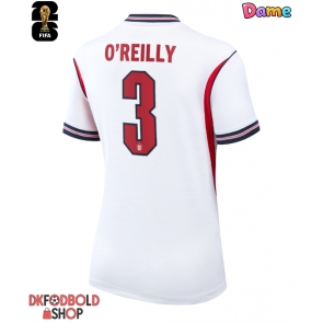 England Nico O'Reilly #3 Hjemmebanetrøje Dame VM 2026 Kort ærmer